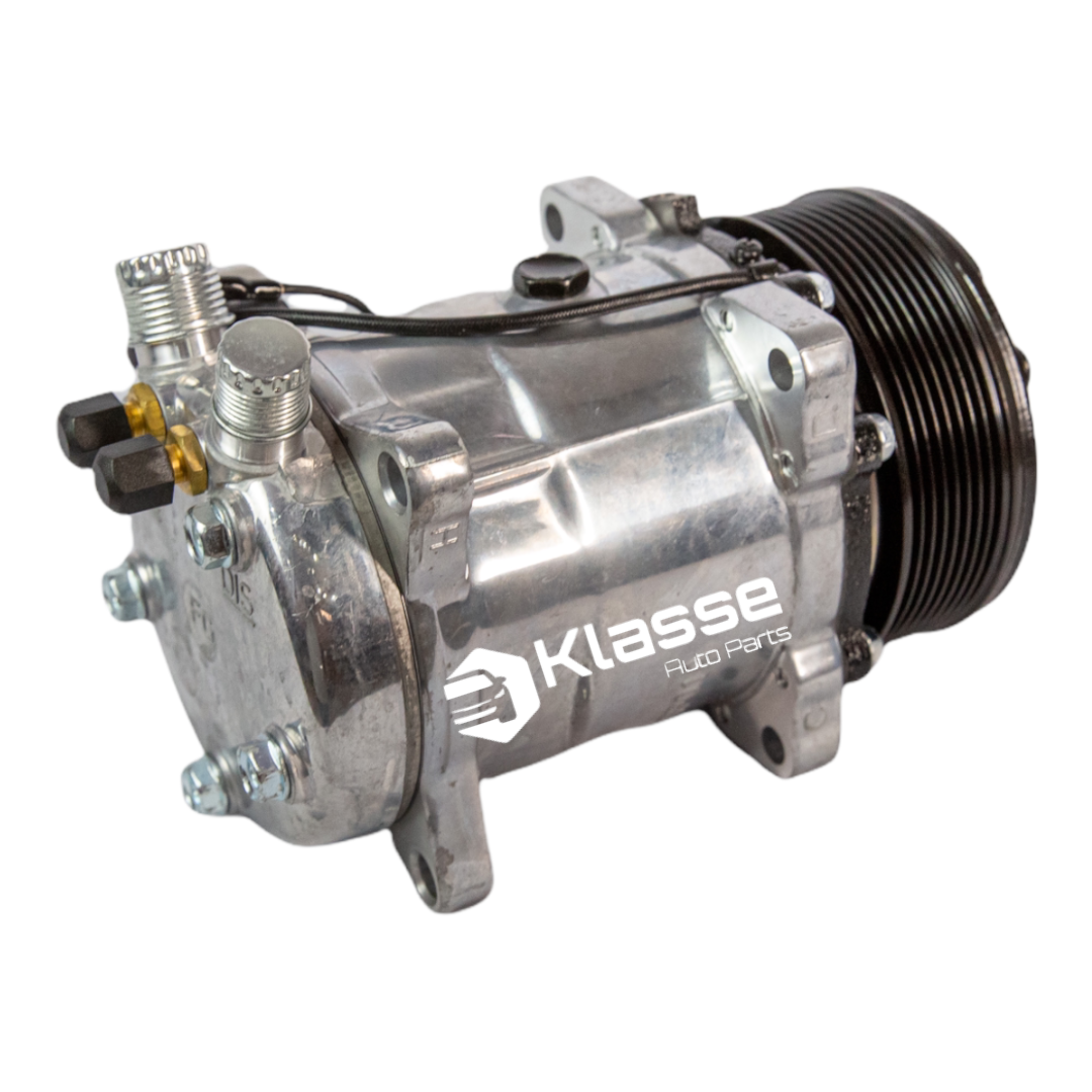 Compressor Ar Condicionado 5h14 8PK 12V Saída P/Cima 8Orelha - Imagem 4