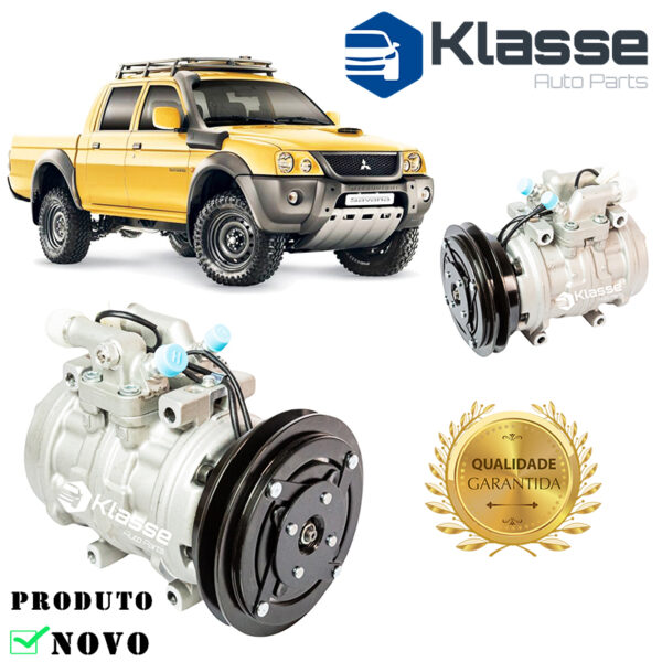Compressor Ar Condicionado Mitsubishi L200 Triton Gl Gls Cd 2.5
