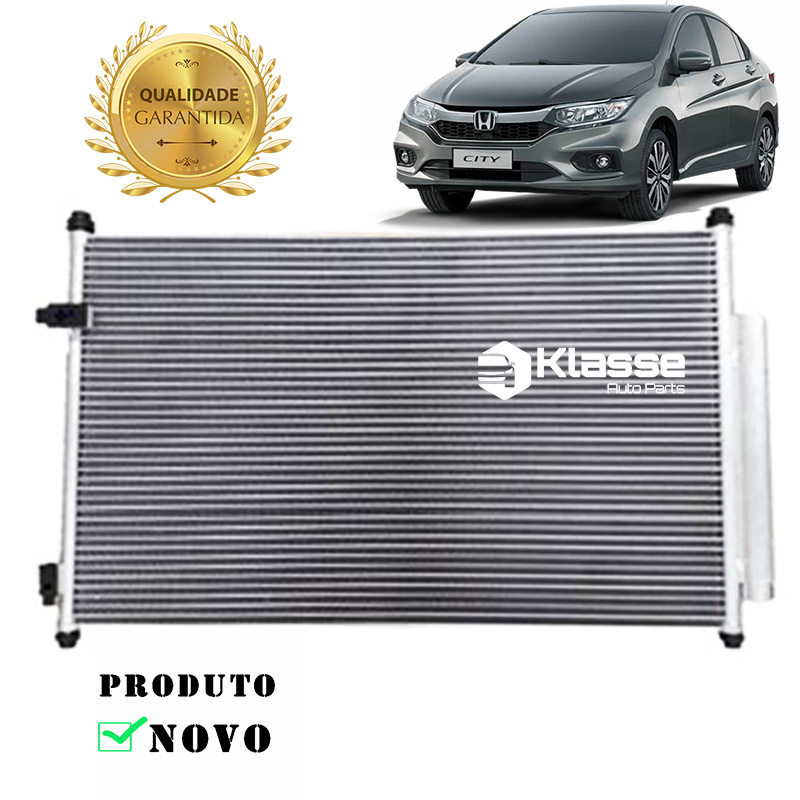 Condensador Ar Condicionado Honda City 2014 Em Diante