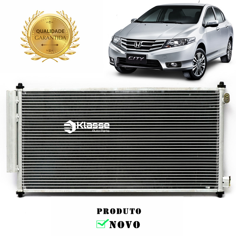 Condensador Ar Condicionado Honda City 2009 Em Diante