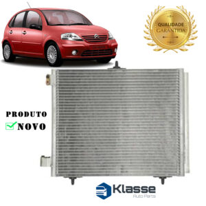 Condensador AC Peugeot 208 / Citroen C3 Até 07/2010
