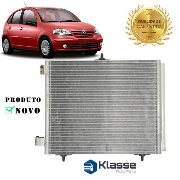 Condensador AC Peugeot 208 / Citroen C3 Até 07/2010