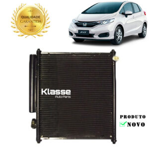 Condensador Ar Honda Fit 2003 Até 2008 Fluxo Paralelo