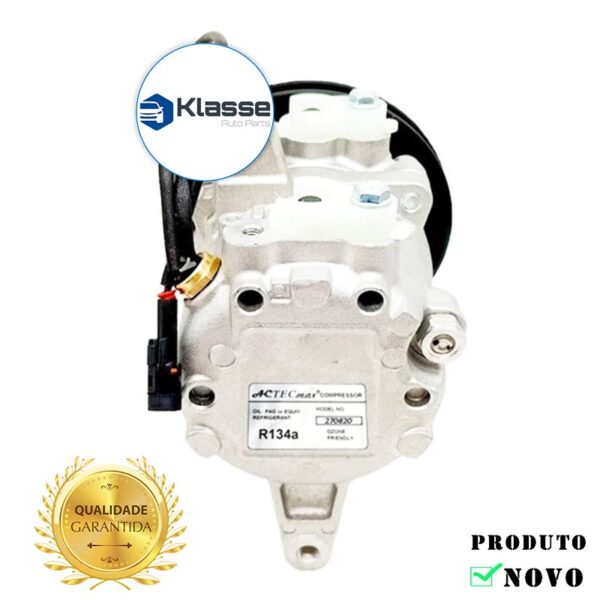 Compressor Do Ar SV06E Mini Escavadeira  303SE 12V Canal 1A - Imagem 2