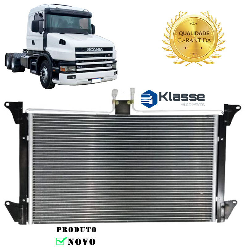 Condensador AC Caminhão Scania 114/124 2007 Em Diante