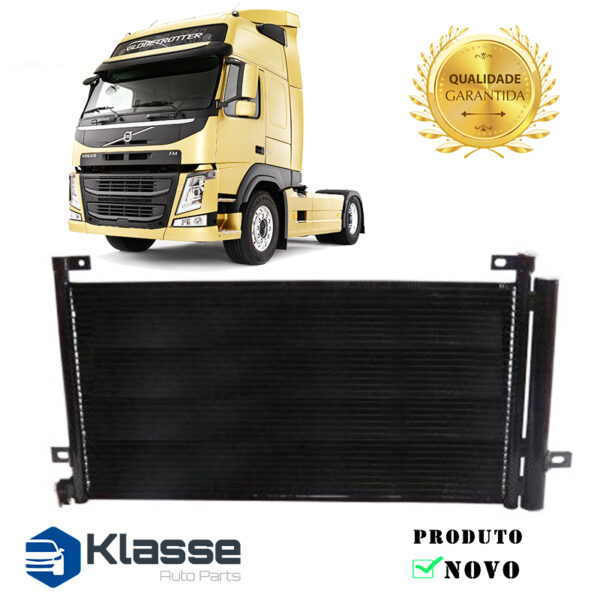 Condensador AC  Caminhão Volvo FM 2015 Em Diante