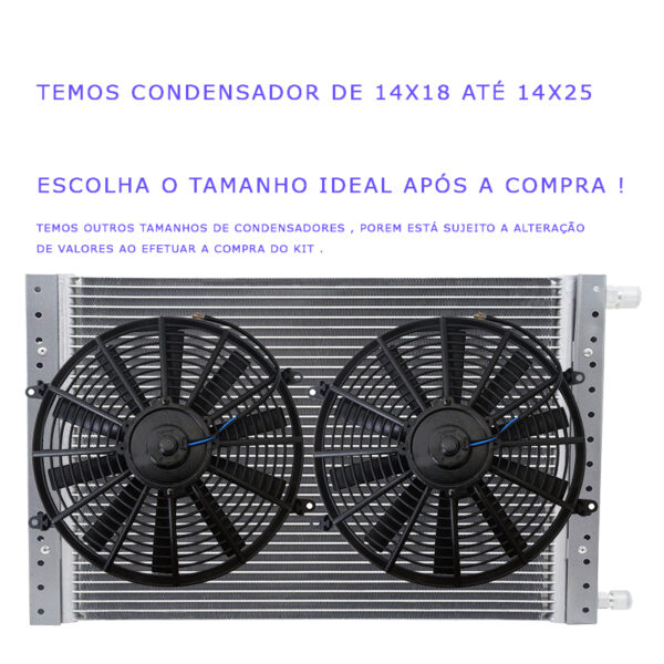 Kit Ar Condicionado D20 Universal + Suporte - Imagem 2