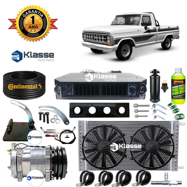KIT AR CONDICIONADO AUTOMOTIVO FORD F2000 + SUPORTE