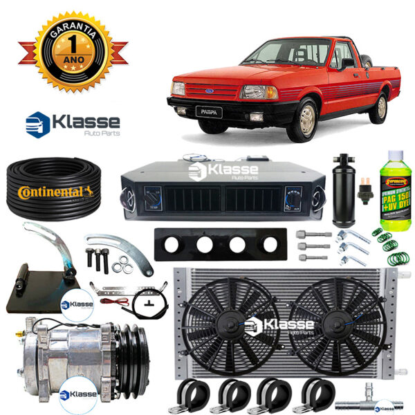 KIT AR CONDICIONADO AUTOMOTIVO FORD PAMPA + SUPORTE