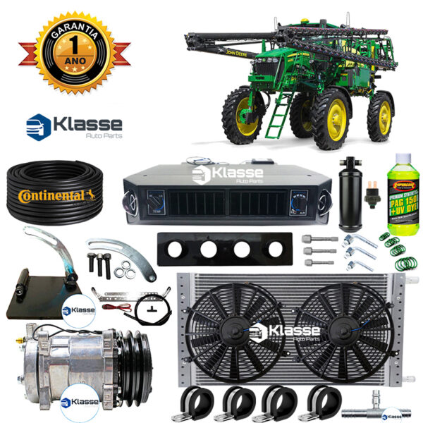 KIT AR CONDICIONADO PARA MAQUINAS PULVERIZADORES + SUPORTE