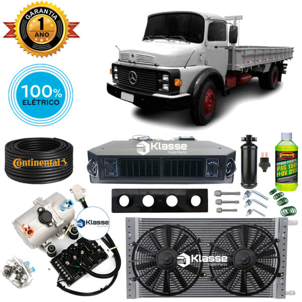 KIT AR CONDICIONADO ELETRICO CAMINHÃO MERCEDEZ BENZ 1113