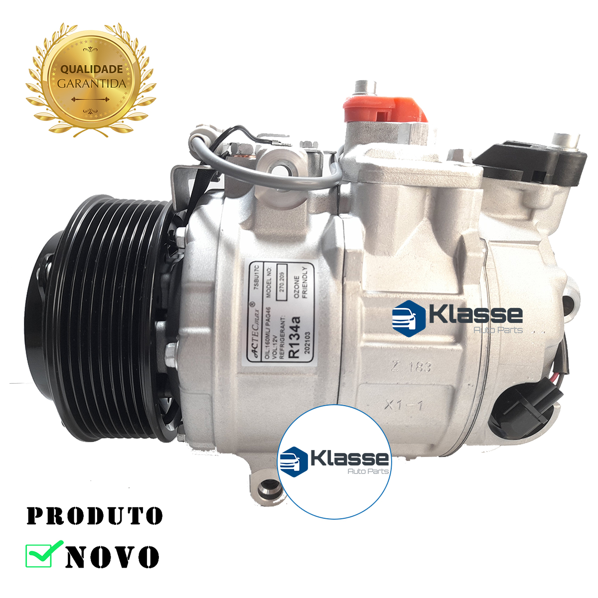 compressor ar condicionado bmw 335i N55 F30 535i 2011-2017 - Imagem 3