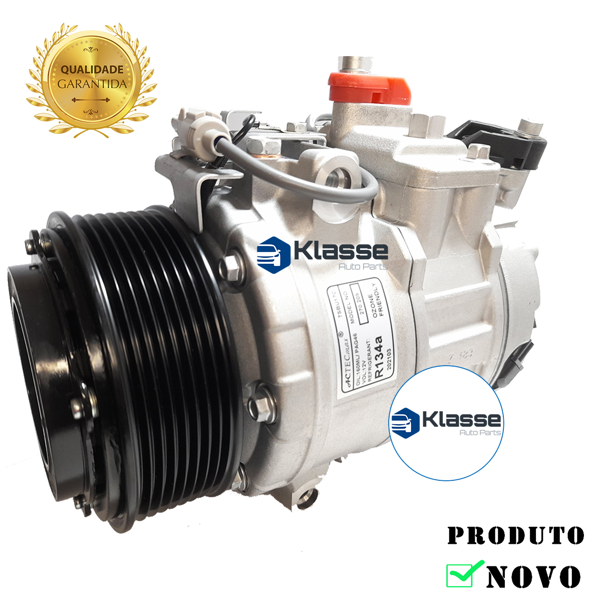 compressor ar condicionado bmw 335i N55 F30 535i 2011-2017 - Imagem 2