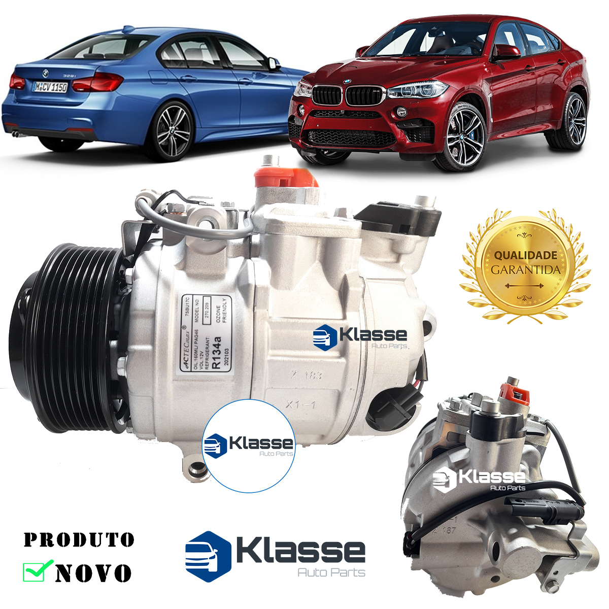 compressor ar condicionado bmw 335i N55 F30 535i 2011-2017