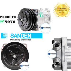 Compressor Do Ar  7H15 12v 2a Uniport 2011 Em Diante (4664)