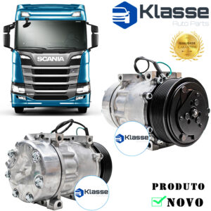 Compressor Ar Condicionado Scania Até 2007 24V OEM: 1412263