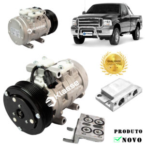 Compressor Ar Condicionado 10p15 Ford F250 Motor MWM 6PK 12v
