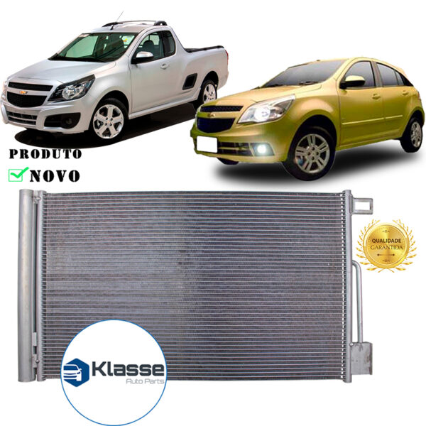 Condensador Do Ar Chevrolet Agile / Montana 2011 Em Diante