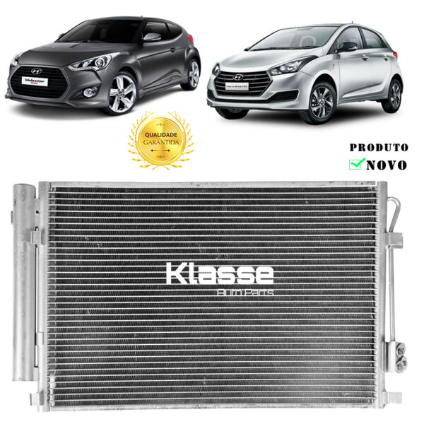Condensador Do Ar Veloster/ HB20 1.0 2015/ 1.6 2012 Á 2019