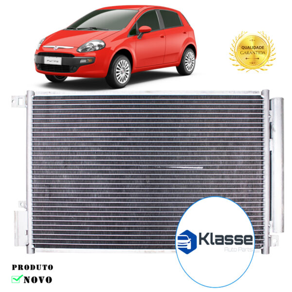 Condensador Ar Condicionado Fiat Punto 1.4 8 Válvulas