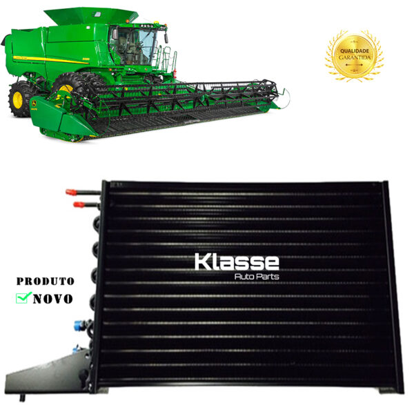 Condensador Do Ar John Deere 3510 / 3520 com Tubo Aletas