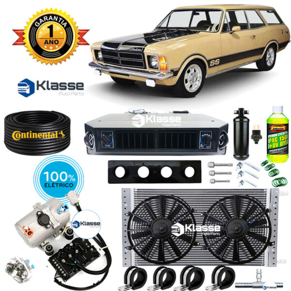 Kit Ar Condicionado Elétrico Automotivo Chevrolet Caravan