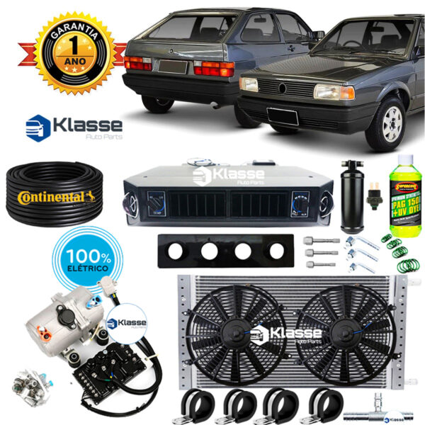 Kit Ar Condicionado Elétrico Automotivo  VW Gol Quadrado