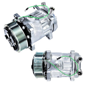 Compressor AC 7H15 8 Orelhas 24V 8PK 200cc Caminhão MAN