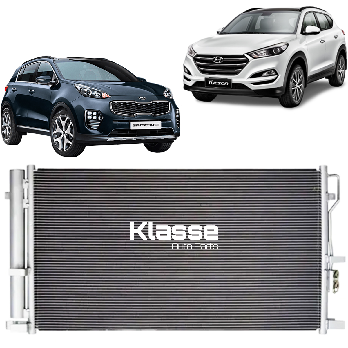 Condensador Do Ar Tucson 2.0 /Sportage 2017 Até 2019