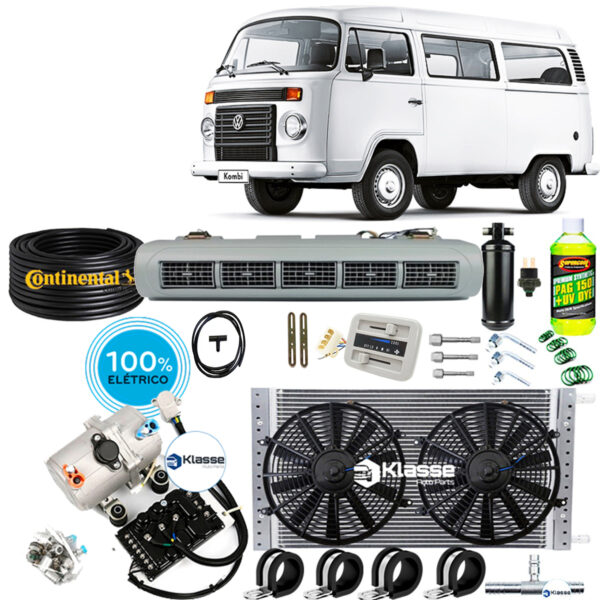 Kit Ar Condicionado Elétrico VW  Kombi Caixa 5 Difusores