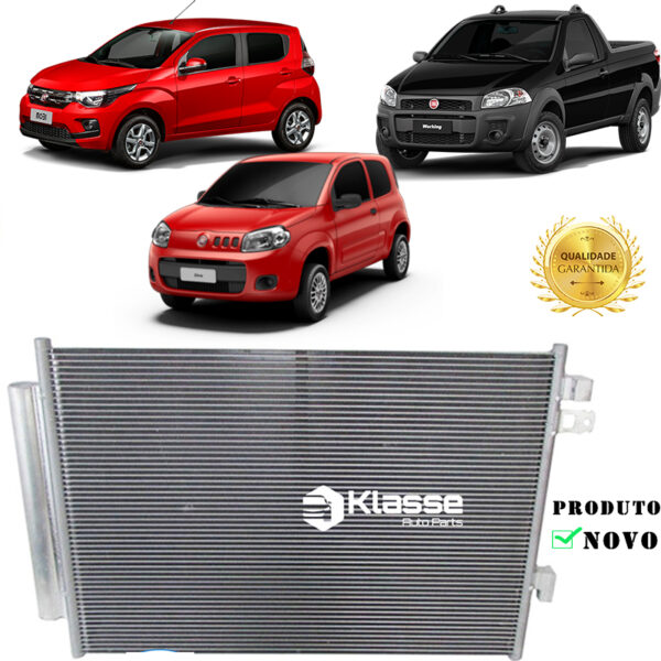 Condensador Uno 2016 Em Diante /Mobi 17 Em D/Strada 19 Em D