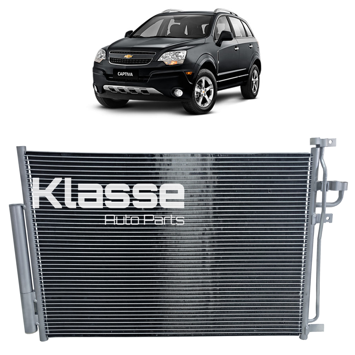 Condensador Ar Condicionado Captiva 3.6 / 2.4 OEM: 96815553