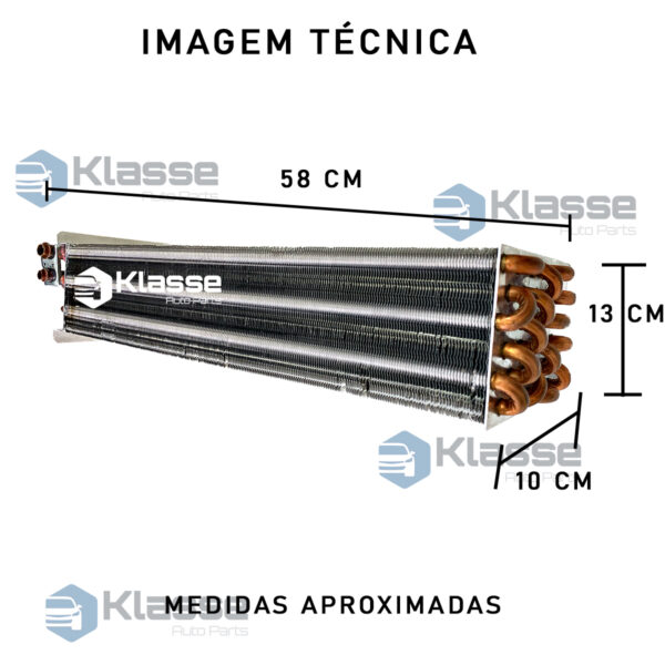 EVAPORADOR AR CONDICIONADO TRATOR SÉRIE T7 MAXXUM COBRE - Imagem 2