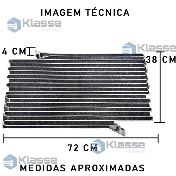 Condensador Do Ar Pá Carregadeira Volvo L70/ L90/ L120 - Imagem 2
