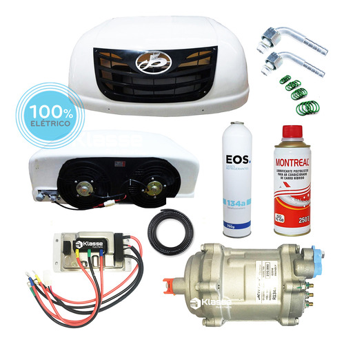 Kit Ar Condicionado Eletrico De Teto Scania 112 / 113 24v