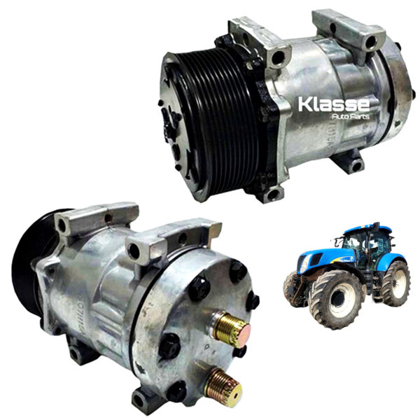 Compressor Do Ar 7H15 Trator P7040 / 205 / 12V/ 10PK 119mm
