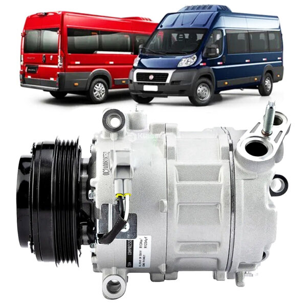 Compressor Ar Condicionado Ducato 2.3 2019 Em Diante 4PK