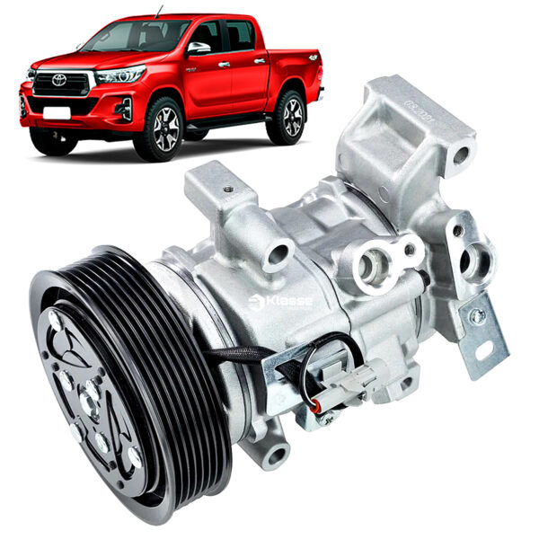 Compressor Ar Condicionado 10SRE11C Hilux 2.8 2016 Em Diante
