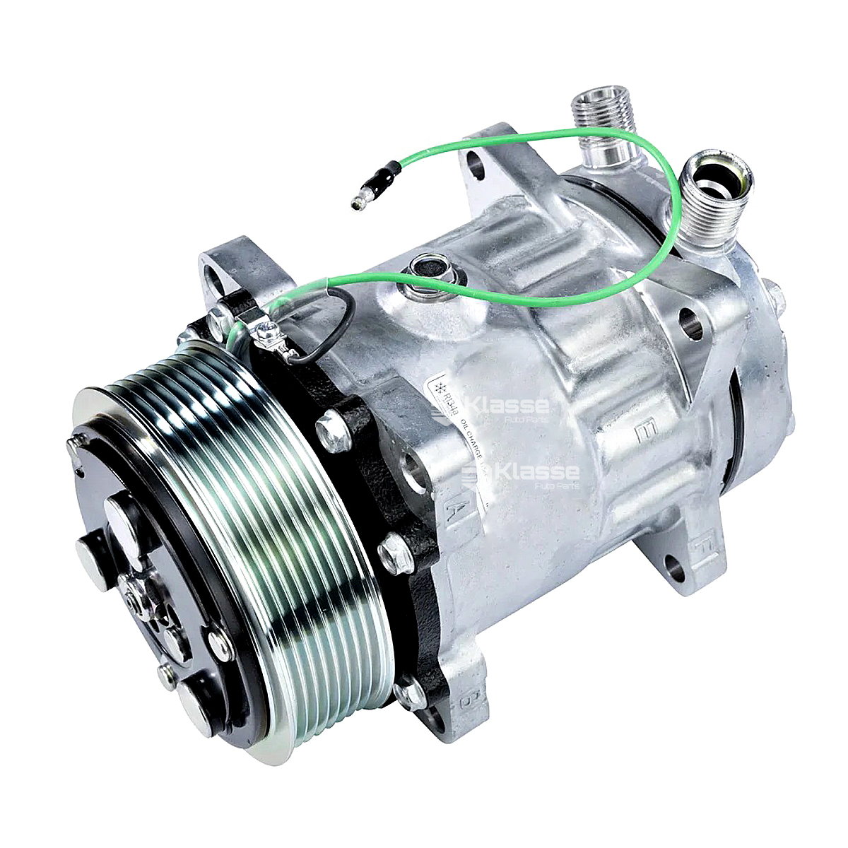 Compressor AC 7H15 8 Orelhas 24V 8PK 200cc Caminhão MAN - Imagem 3