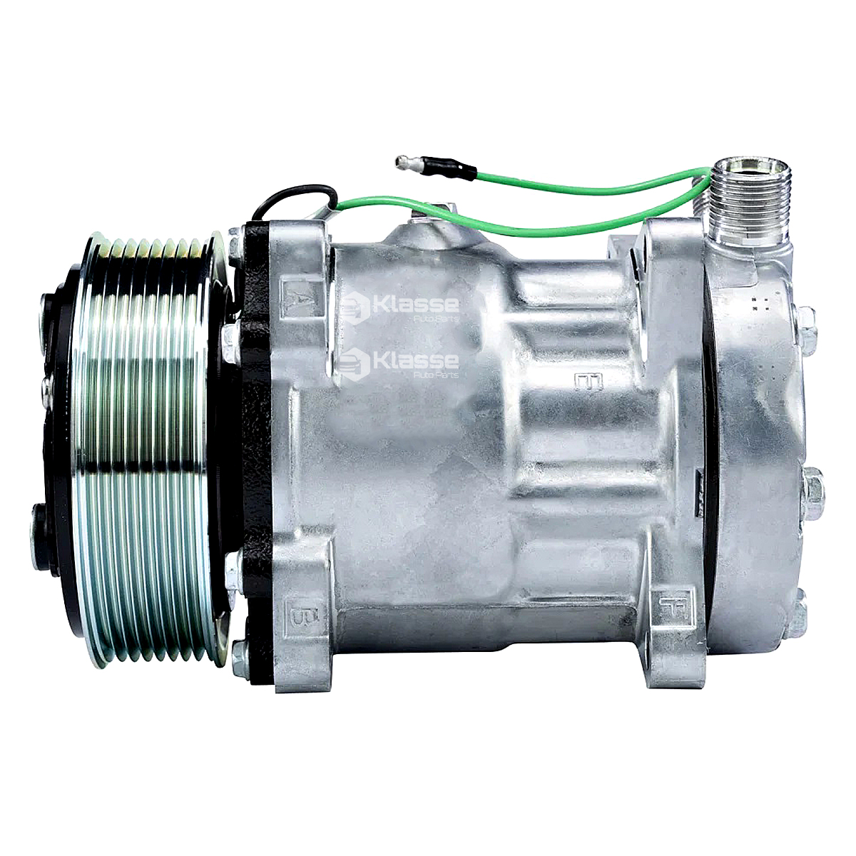 Compressor AC 7H15 8 Orelhas 24V 8PK 200cc Caminhão MAN - Imagem 4
