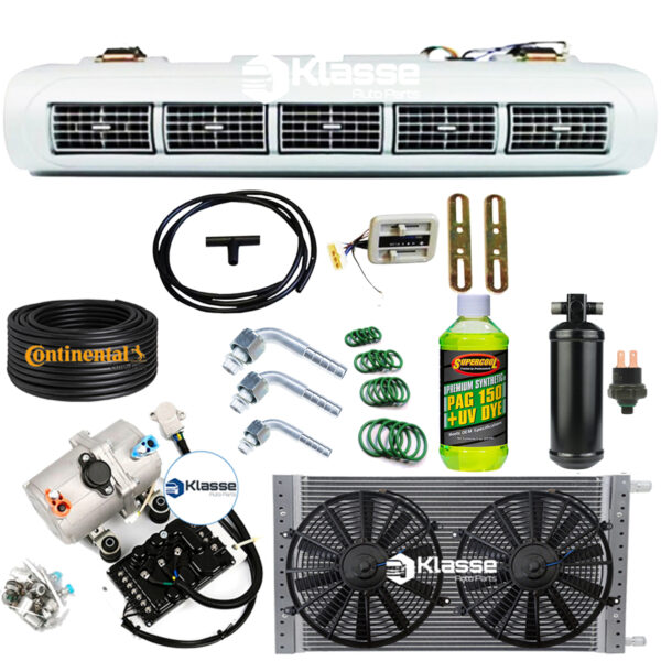 Kit Ar Condicionado Elétrico Caminhões 12v Caixa 5 Difusores - Imagem 2
