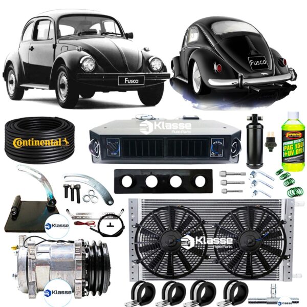 Kit Ar Condicionado Automotivo VW Fusca + Suporte Universal