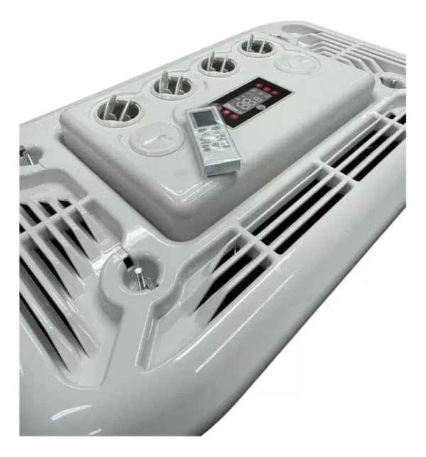 Kit Ar Condicionado Eletrico De Teto Completo Tratores 12v - Imagem 4