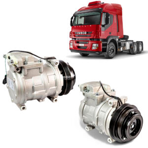Compressor Ar Condicionado Stralis Eurostar 10PA17 4PK 24v