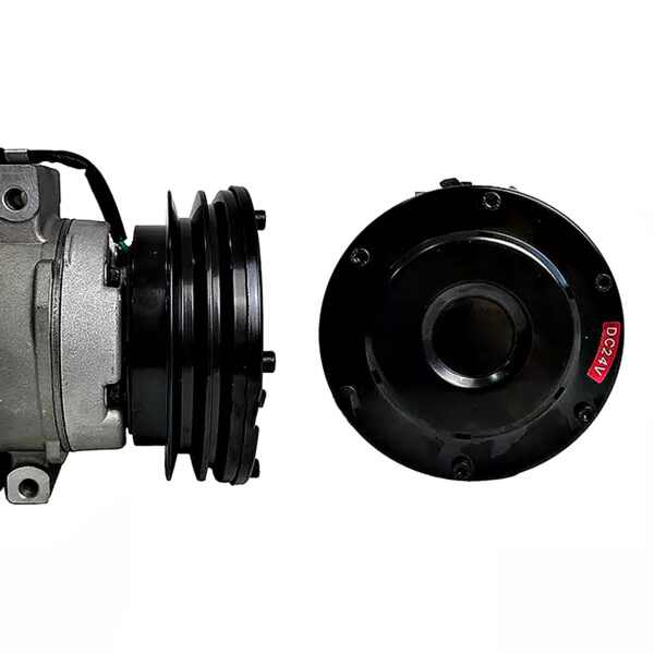 Compressor Do Ar 10S17C Máquina 310/320-BL 24V 1A 135mm - Imagem 2