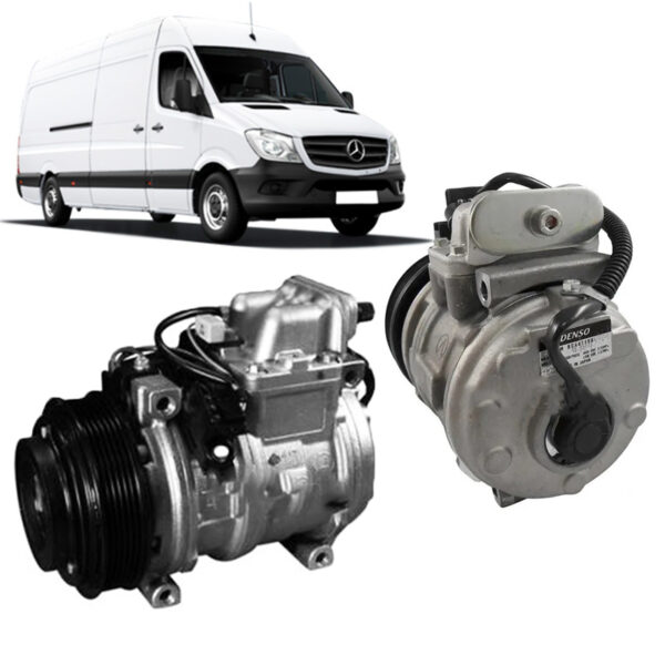 Compressor 10PA17C MercedesBenz Sprinter R134a 4PK 12v - Imagem 3