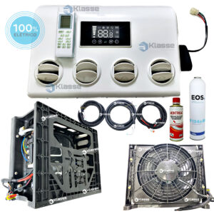 Kit Ar Condicionado Eletrico Completo Tratores 12v