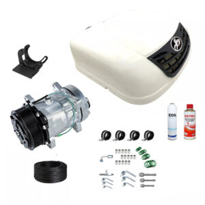 Kit Ar Condicionado de Teto Completo Mecânico Caminhões 24v