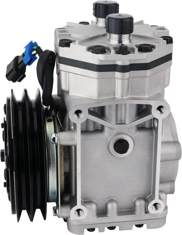 Compressor Ar Condicionado Landau York 210 12v Com Polia 2a - Imagem 3
