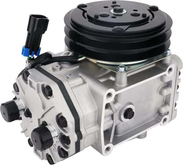 Compressor Ar Condicionado Landau York 210 12v Com Polia 2a - Imagem 4